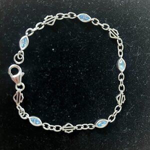 HARLEY DAVIDSON LADIES SILVER BRACELET